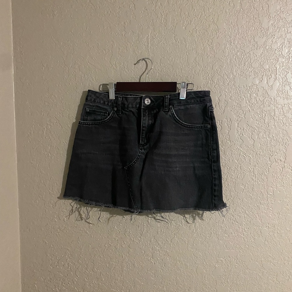 Black Ddnim mini skirt